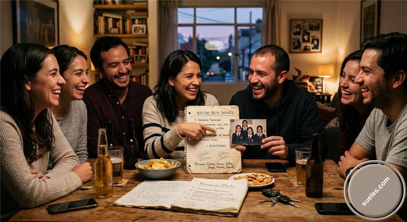 ¿Qué promesa, plan a futuro o pacto hiciste con tus amigos de la infancia que hoy en día te da risa o nostalgia recordar?