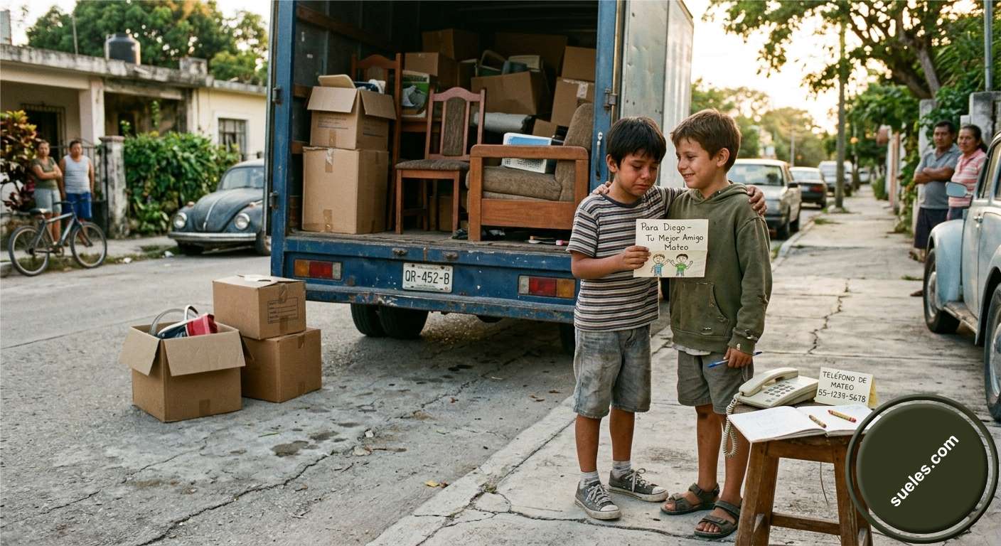 Cuando un amigo de la infancia se mudaba o cambiaba de escuela, ¿cómo hacías en ese entonces para mantenerte en contacto o despedirte de él?