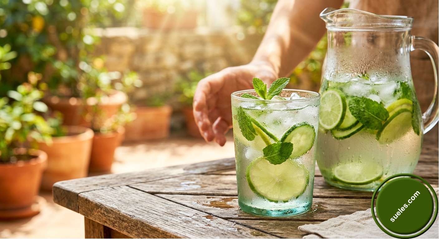 ¿Qué bebida refrescante o agua de sabor natural es tu salvación absoluta para calmar la sed en los días de calor extremo?