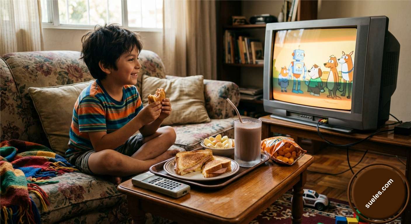 Cuando piensas en los fines de semana o en las tardes al regresar de la escuela en tu infancia, ¿cuál era el menú o snack que siempre acompañaba tu barra de caricaturas favorita?