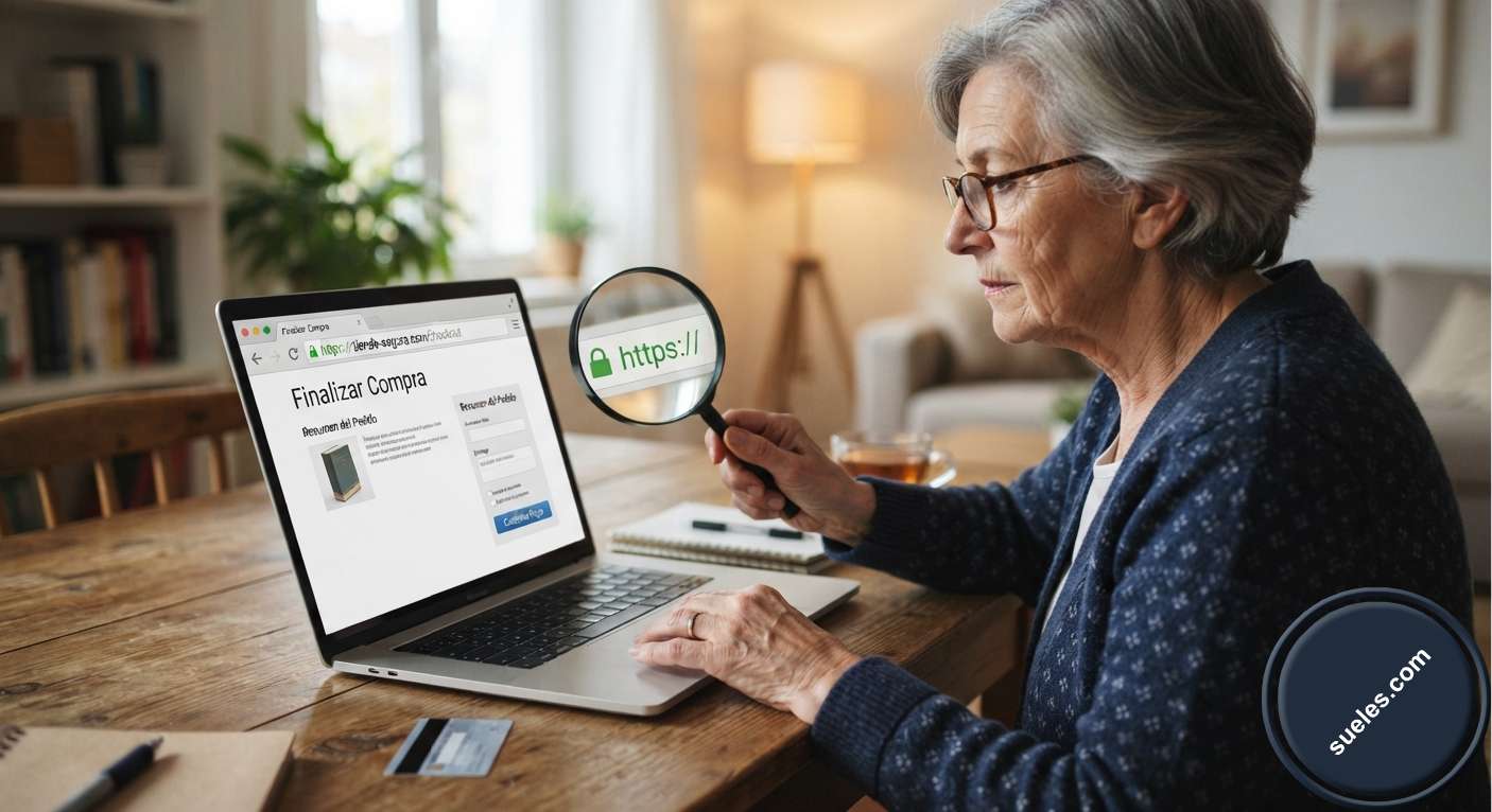 Si tuvieras que darle un consejo de seguridad infalible a alguien mayor que va a realizar su primerísima compra por internet, ¿qué le dirías que revise bien?