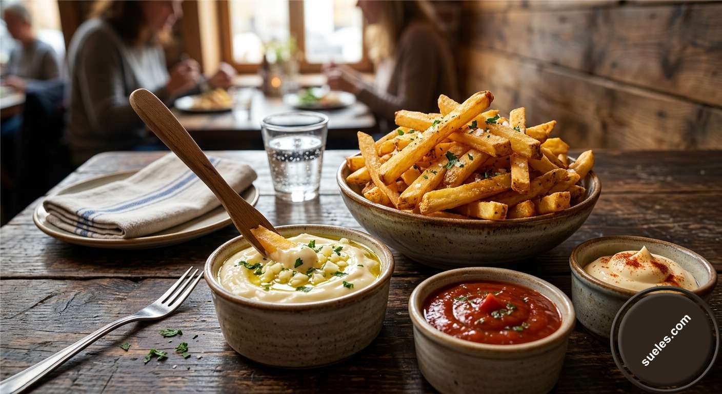 Cuando piensas en papas fritas, ¿qué aderezo, salsa o complemento consideras que es obligatorio para que queden perfectas?