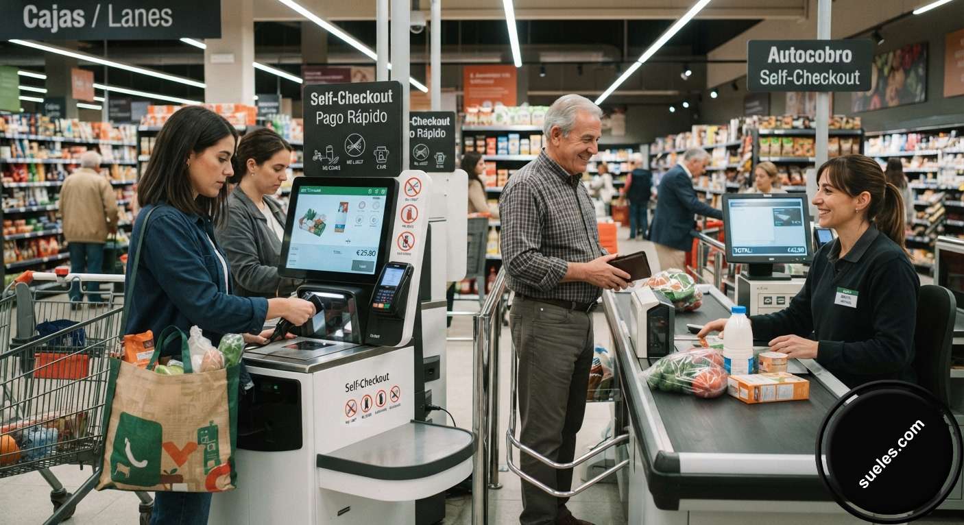 ¿Cuál es tu postura sobre el uso de las cajas de autocobro en los supermercados frente a la atención tradicional de un cajero humano?