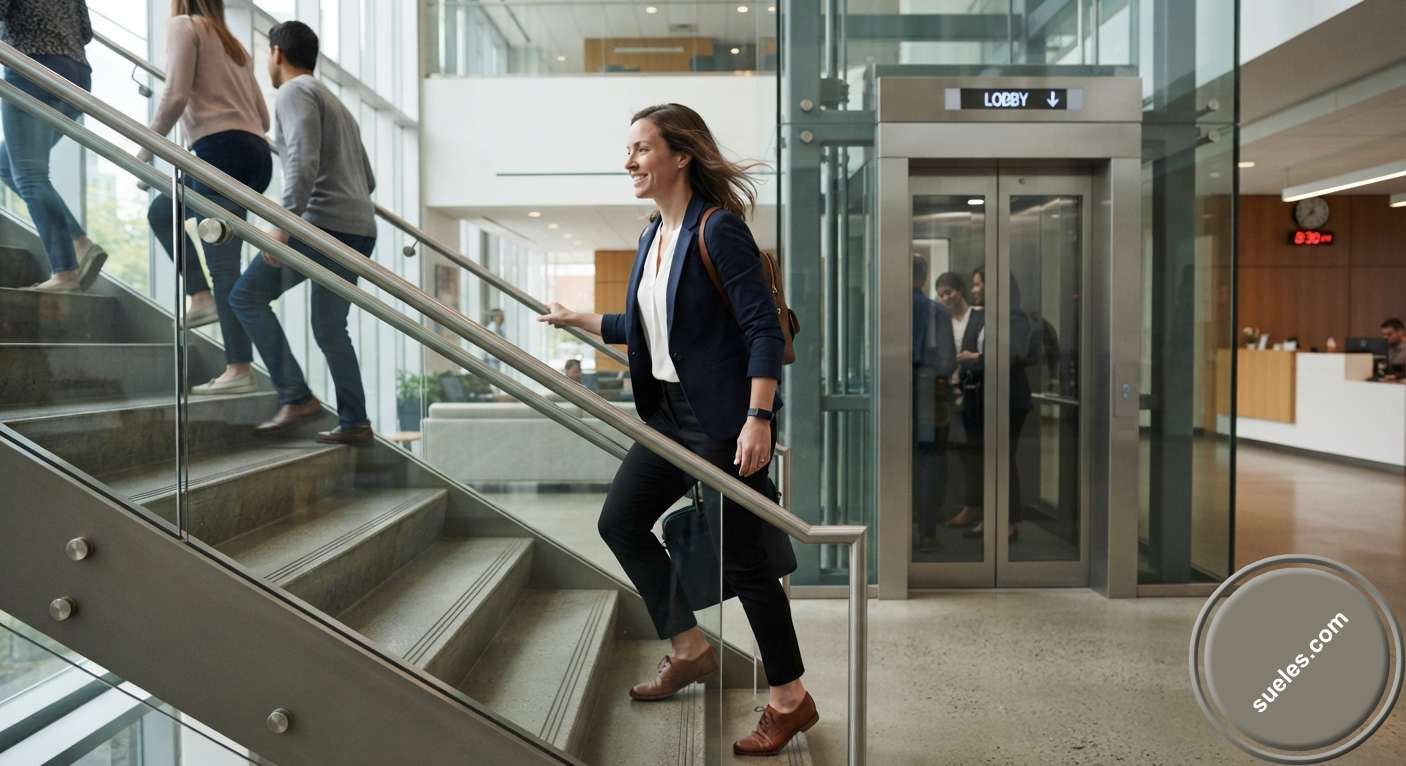 Al pensar en tus hábitos diarios, ¿cuál es el pequeño cambio físico (como usar las escaleras en vez del elevador o caminar más) que aplicas para no ser una persona completamente sedentaria?