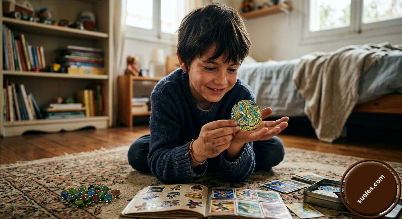 En tu infancia, si recolectabas canicas, tazos, estampas o cromos, ¿cuál era tu posesión más valiosa y cómo hiciste para ganarla o conseguirla?
