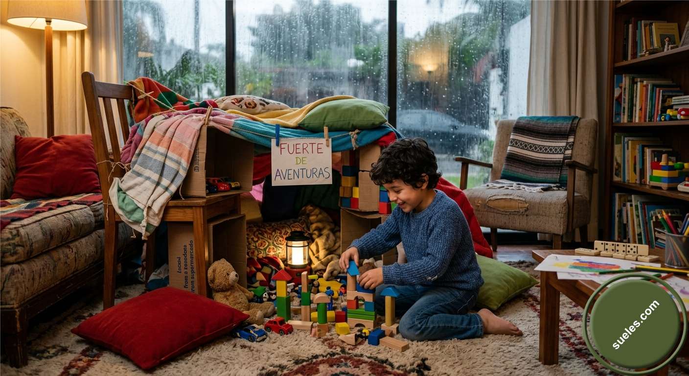 En tu infancia, cuando el clima no permitía salir y tocaba quedarse dentro de casa, ¿cuál era tu actividad o juego creativo favorito para pasar las horas?