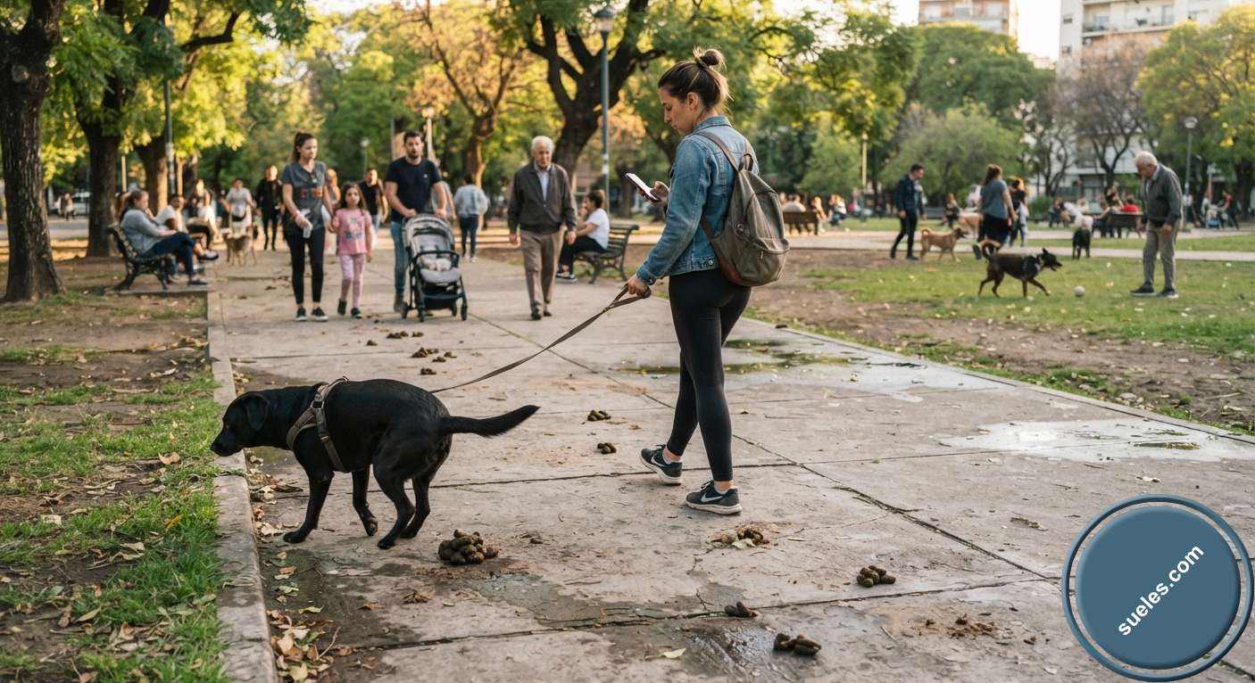 Cuando caminas por tu zona donde vives o parque local, ¿cuál consideras que es la conducta más molesta o irresponsable por parte de quienes pasean con sus animales?