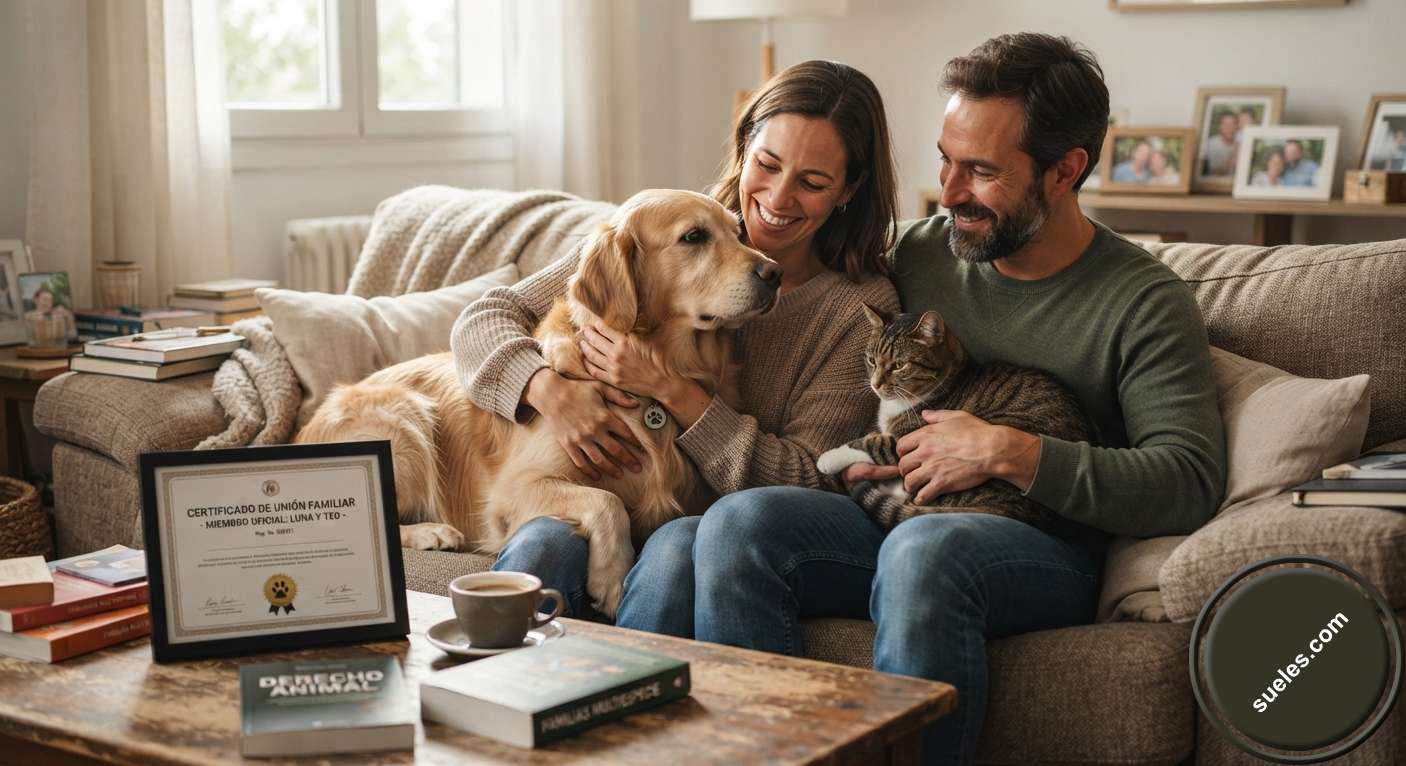 ¿Qué opinas sobre el debate actual de considerar legalmente a los animales domésticos como miembros oficiales de una familia, las llamadas familias multiespecie?