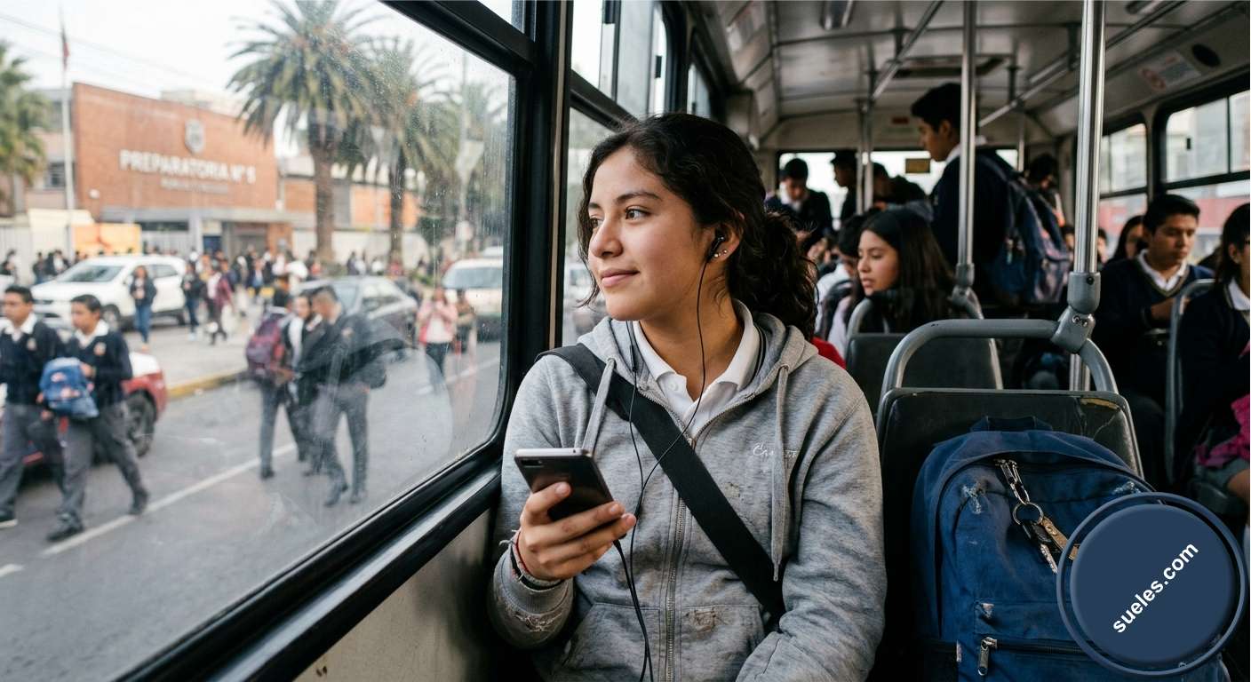 Si tuvieras que elegir una canción específica que te transporte de inmediato a tus mañanas o tardes de camino a la escuela secundaria o preparatoria, ¿cuál sería?